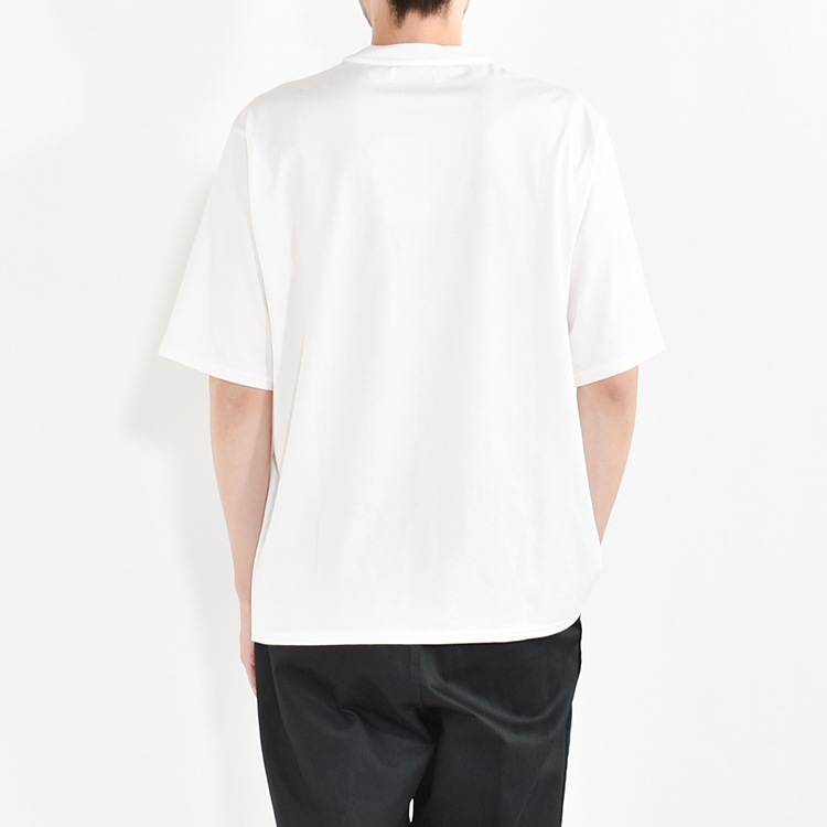 [m24b-04cs04b]marka(マーカ) 40/2 ORGANIC COTTON KNIT PRINT TEE 