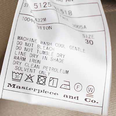 5125-81518]SCYE BASICS(サイベーシックス) Vintage Chino Cloth