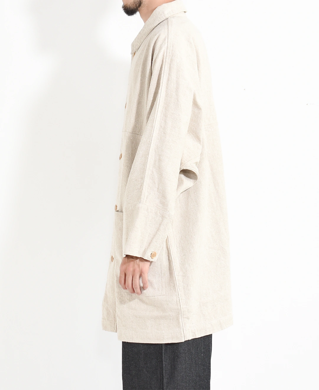 CT-47]MITTAN(ミタン/ミッタン)亜麻苧麻絹コート | MITTAN(ミタン