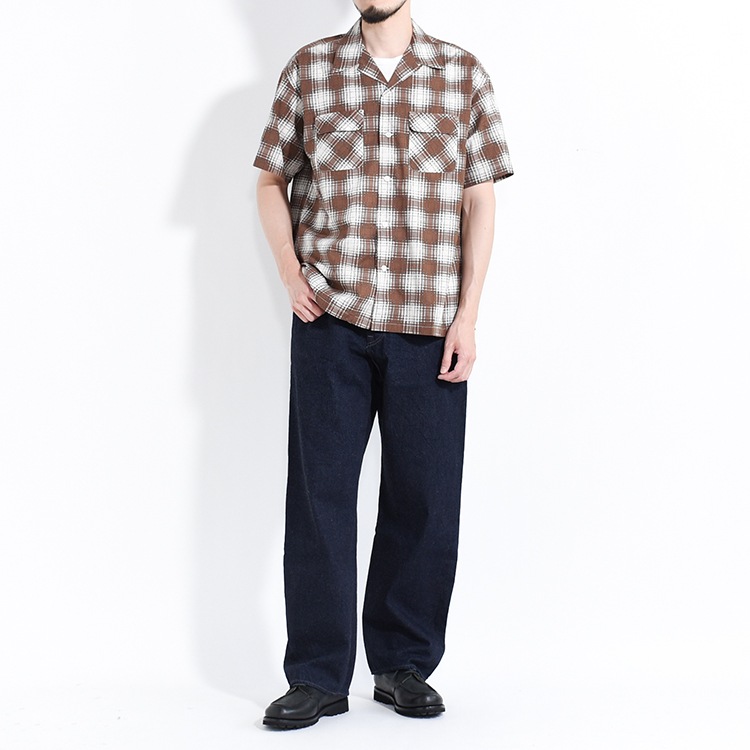 [PMAT-SS02]PHIGVEL(フィグベル) Print Ombre Open Collar SS Shirt(プリントオンブレオープンカラーショートスリーブシャツ))の商品画像