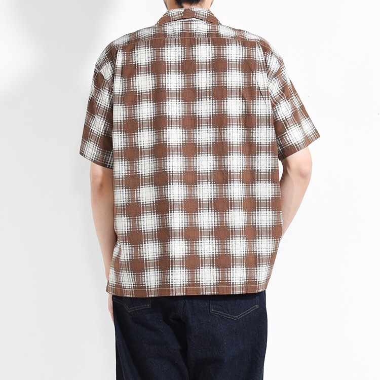 [PMAT-SS02]PHIGVEL(フィグベル) Print Ombre Open Collar SS Shirt(プリントオンブレオープンカラーショートスリーブシャツ))の商品画像