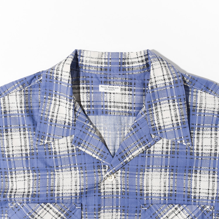 [PMAT-SS02]PHIGVEL(フィグベル) Print Ombre Open Collar SS Shirt(プリントオンブレオープンカラーショートスリーブシャツ))の商品画像