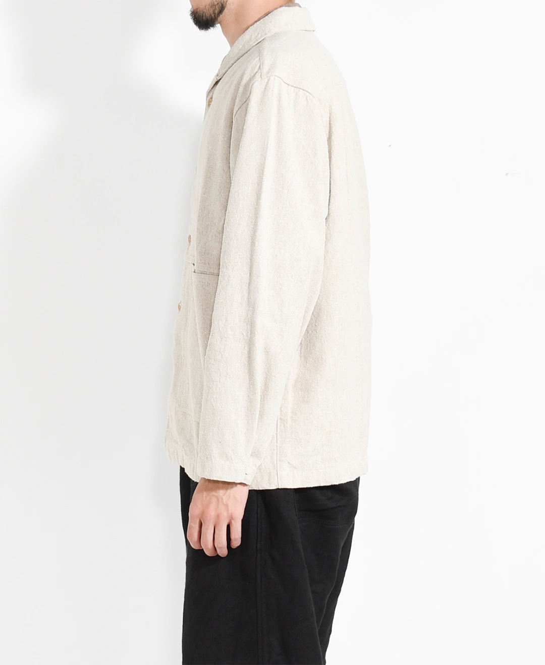 MITTAN コットンシルクシャツ サイズ４　アイボリー MITTAN コットンシルクシャツ サイズ4 アイボリー MITTAN コットン