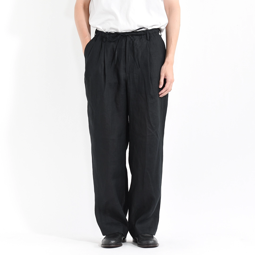 a26a22pt02c]MARKAWARE (マーカウェア) Hemp Shirting Double Pleated