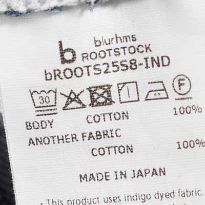 【30% OFF】[bROOTS25S8]blurhms ROOTSTOCK(ブラームスルートストック) 13.5oz Denim Pants Wide(13.5オンスデニムパンツワイド)[OUTLET]の商品画像