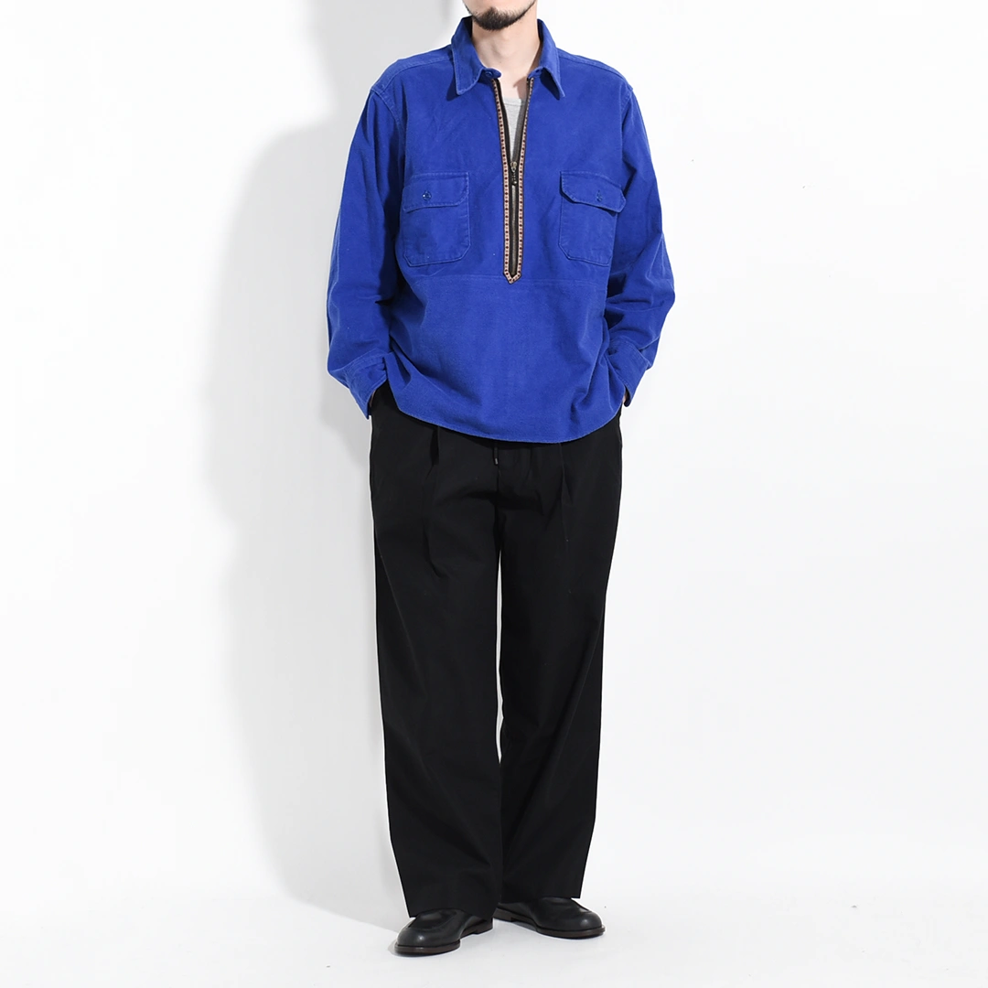 [ch3028] CHANGES (チェンジーズ) Remake Half Zip PO Shirt(リメイクハーフジッププルオーバーシャツ)の商品画像