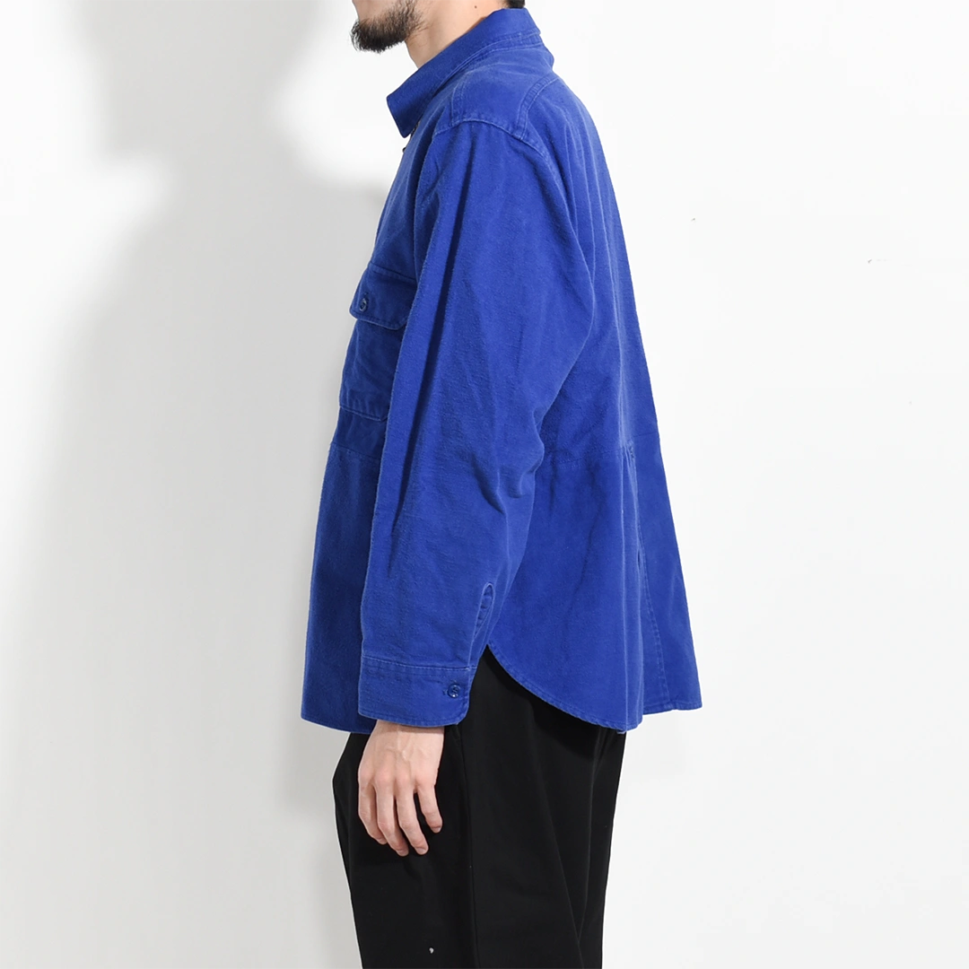 [ch3028] CHANGES (チェンジーズ) Remake Half Zip PO Shirt(リメイクハーフジッププルオーバーシャツ)の商品画像