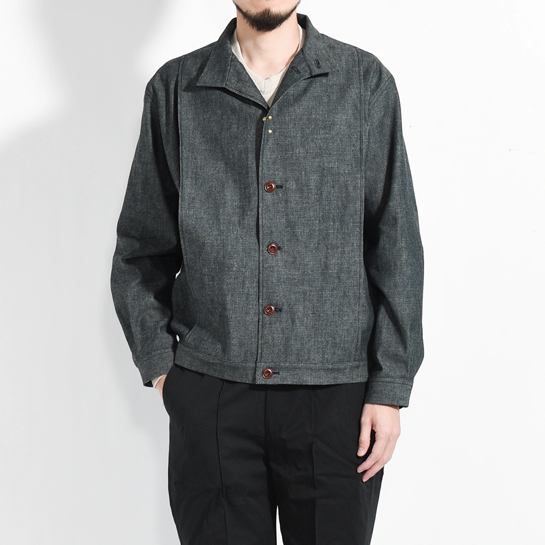 km261jk01a]KIMURA(キムラ/木村)Hook Front Tuck Jacket(フック