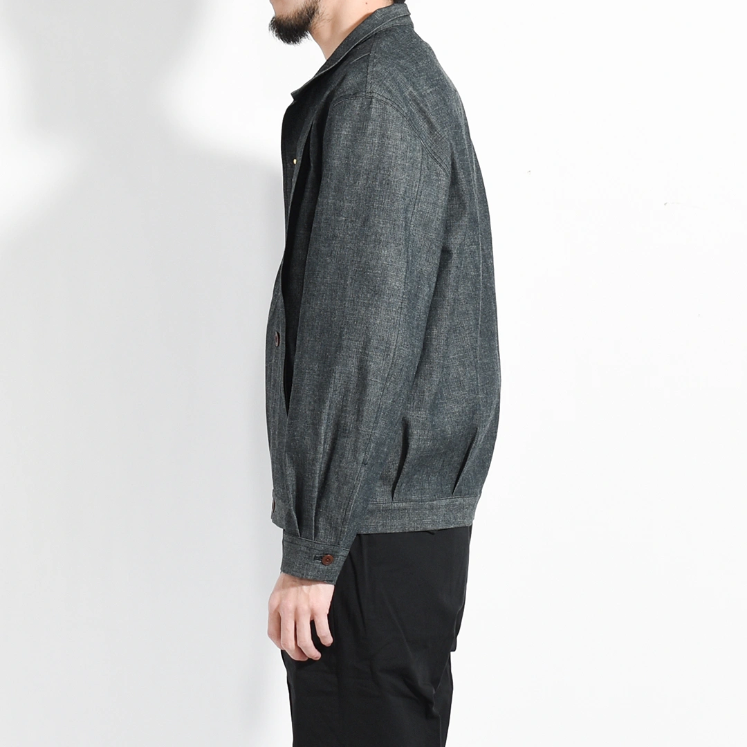 km261jk01a]KIMURA(キムラ/木村)Hook Front Tuck Jacket(フック