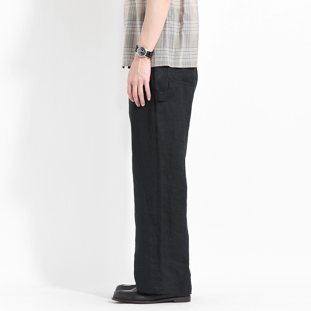 a26a22pt03c]MARKAWARE (マーカウェア) Hemp Shirting Wide Painter