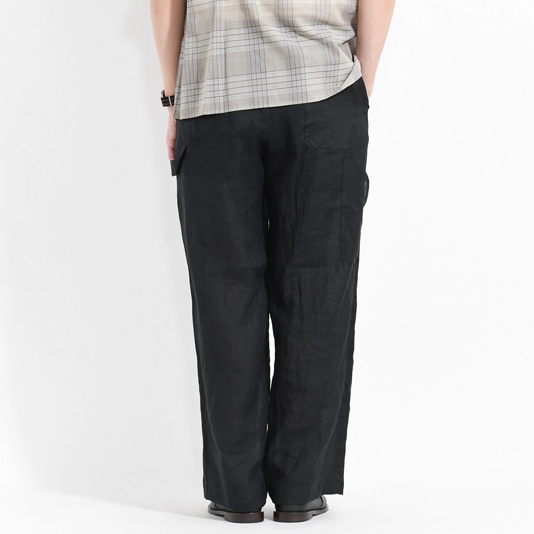 a26a22pt03c]MARKAWARE (マーカウェア) Hemp Shirting Wide Painter