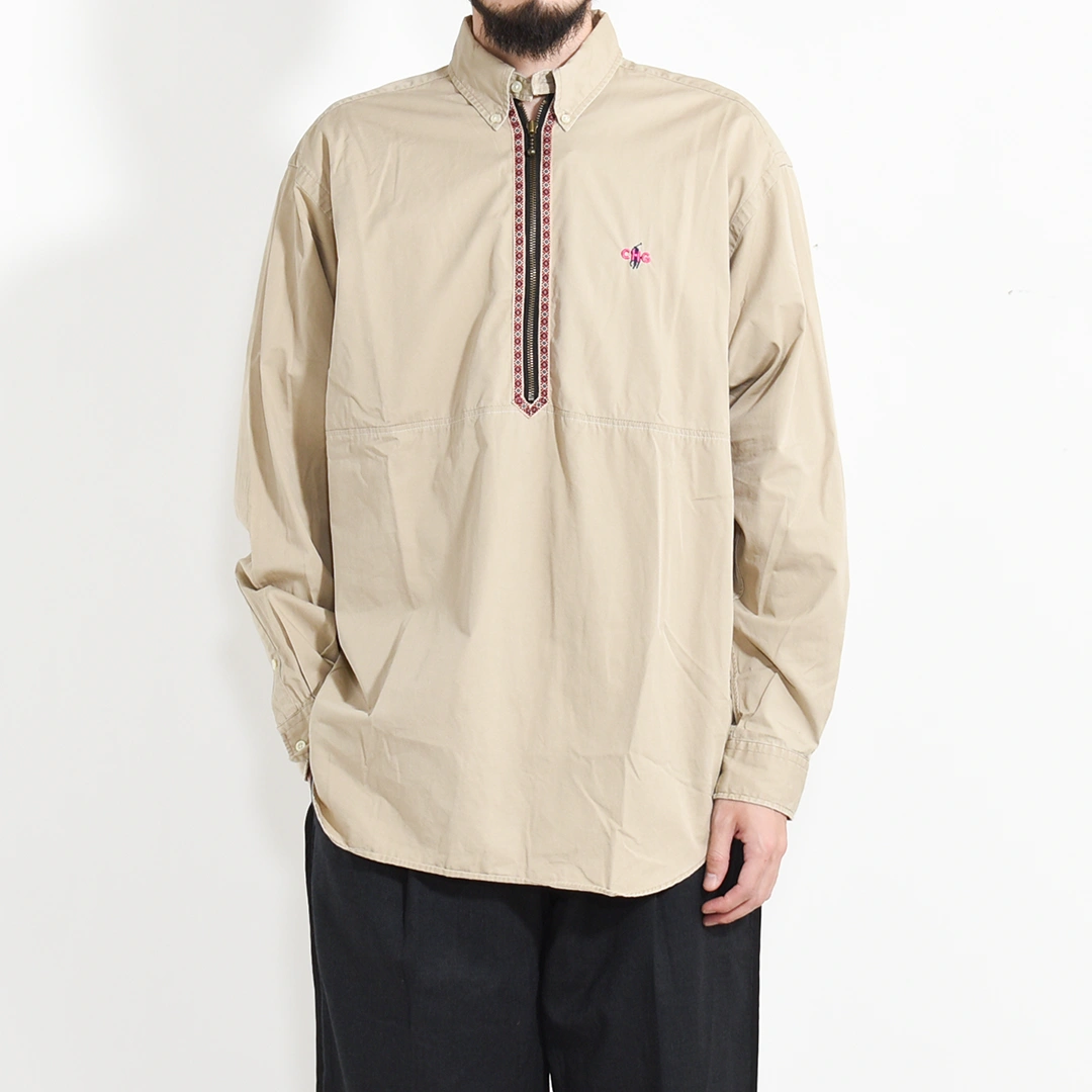 [ch3029] CHANGES (チェンジーズ) Remake Half Zip PO Shirt(リメイクハーフジッププルオーバーシャツ)の商品画像