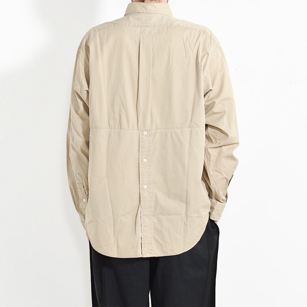 [ch3029] CHANGES (チェンジーズ) Remake Half Zip PO Shirt(リメイクハーフジッププルオーバーシャツ)の商品画像