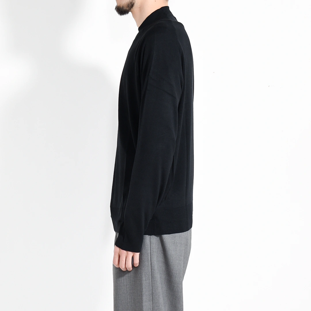 n0040]nakedgauge(ネイキッドゲージ)RAGLAN CREW NECK LS(竹ニット