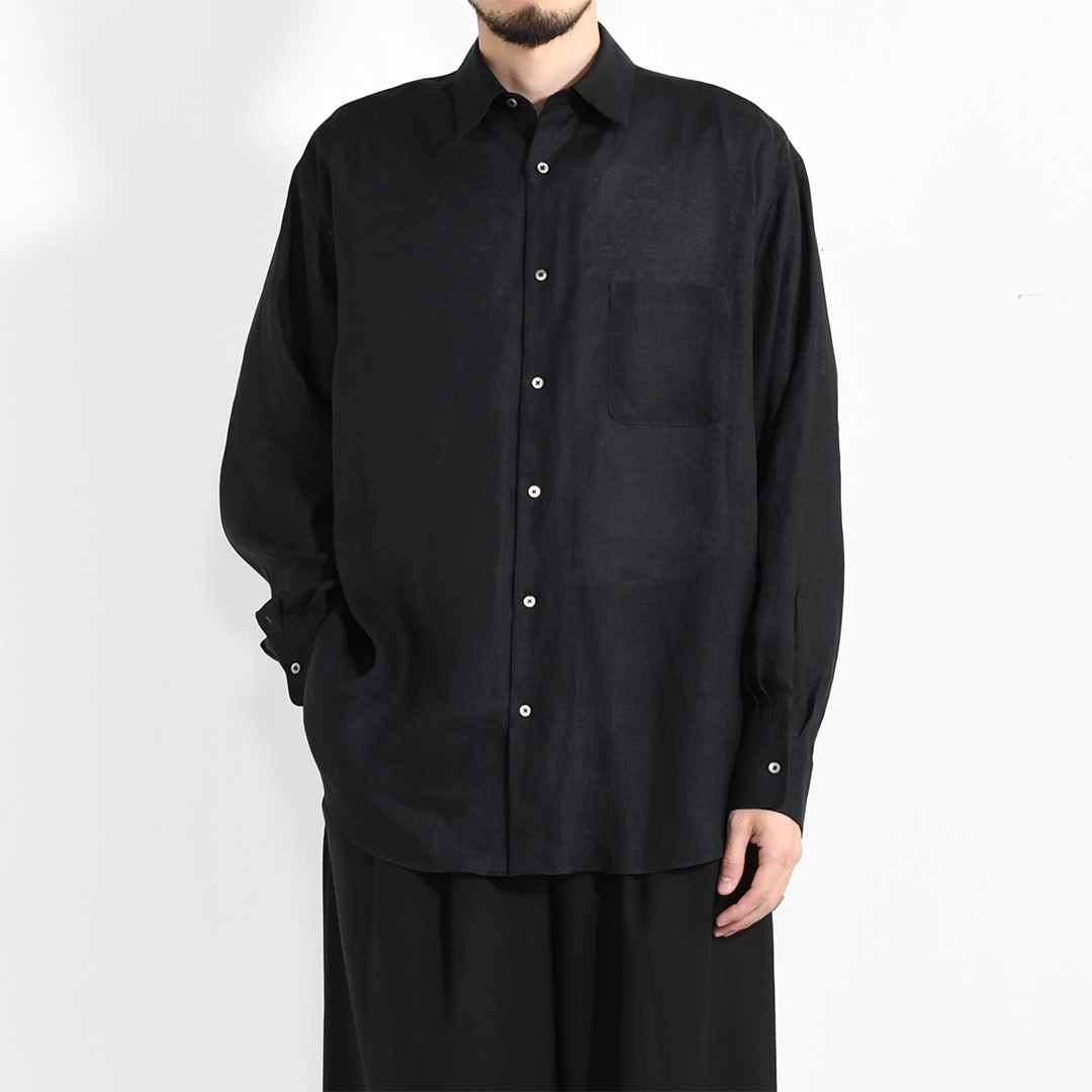[a26a22sh01c]MARKAWARE (マーカウェア) Hemp Shirting Comfort Fit Shirt(ヘンプ細布コンフォートフィットシャツ)の商品画像