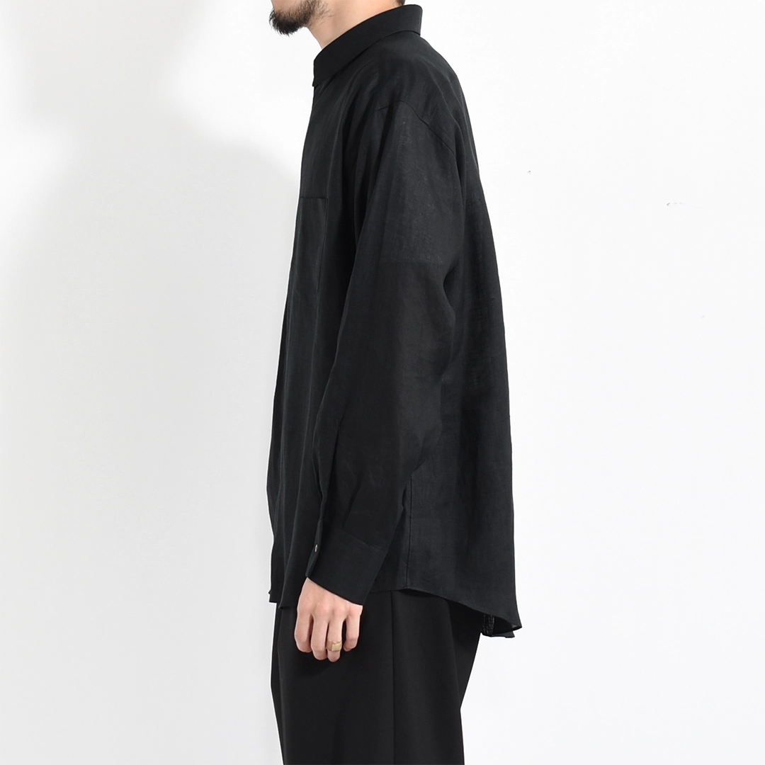 [a26a22sh01c]MARKAWARE (マーカウェア) Hemp Shirting Comfort Fit Shirt(ヘンプ細布コンフォートフィットシャツ)の商品画像