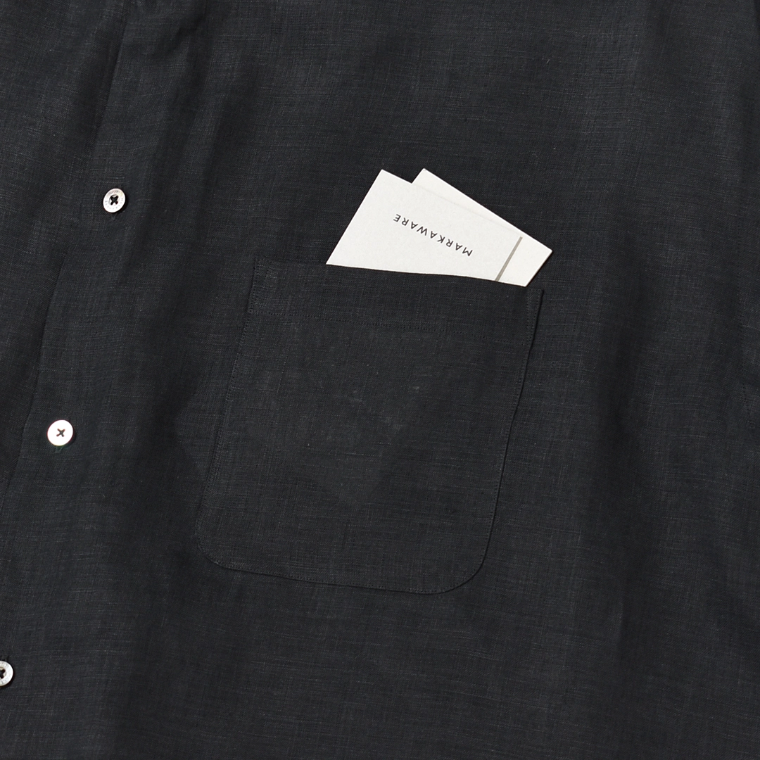 [a26a22sh01c]MARKAWARE (マーカウェア) Hemp Shirting Comfort Fit Shirt(ヘンプ細布コンフォートフィットシャツ)の商品画像
