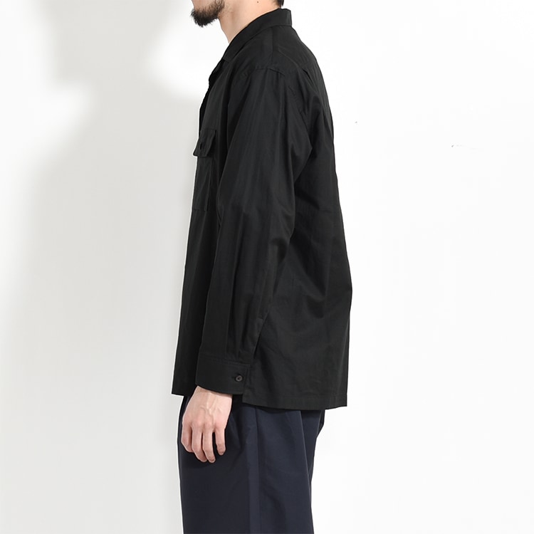 ULSH56-KA195-B]ULTERIOR(アルテリア)POWDERY SOFT TWILL O/C SHIRT