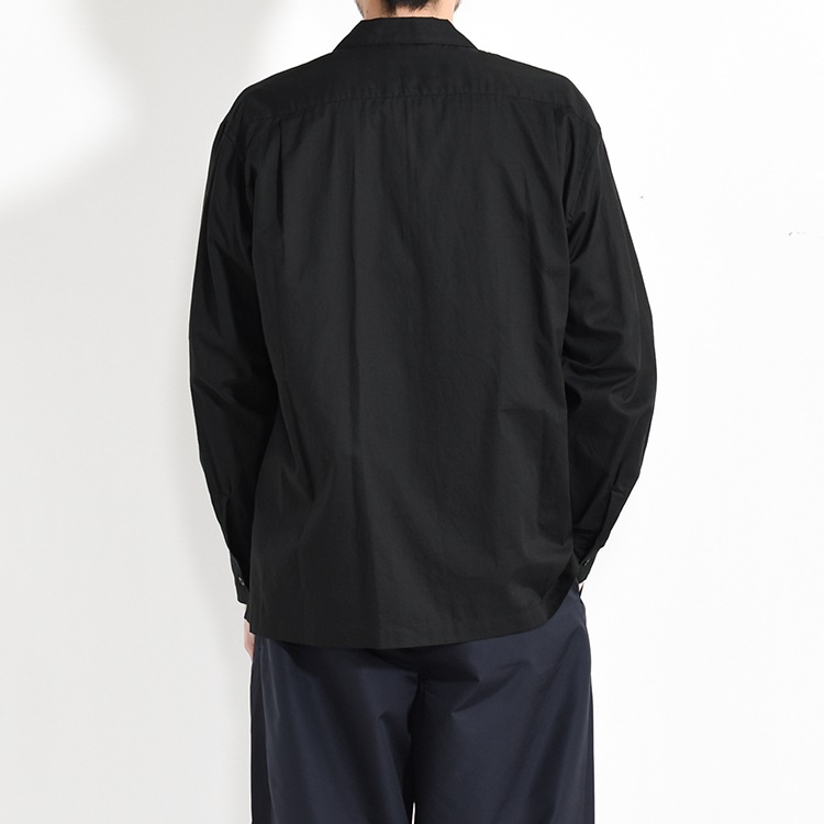 ULSH56-KA195-B]ULTERIOR(アルテリア)POWDERY SOFT TWILL O/C SHIRT