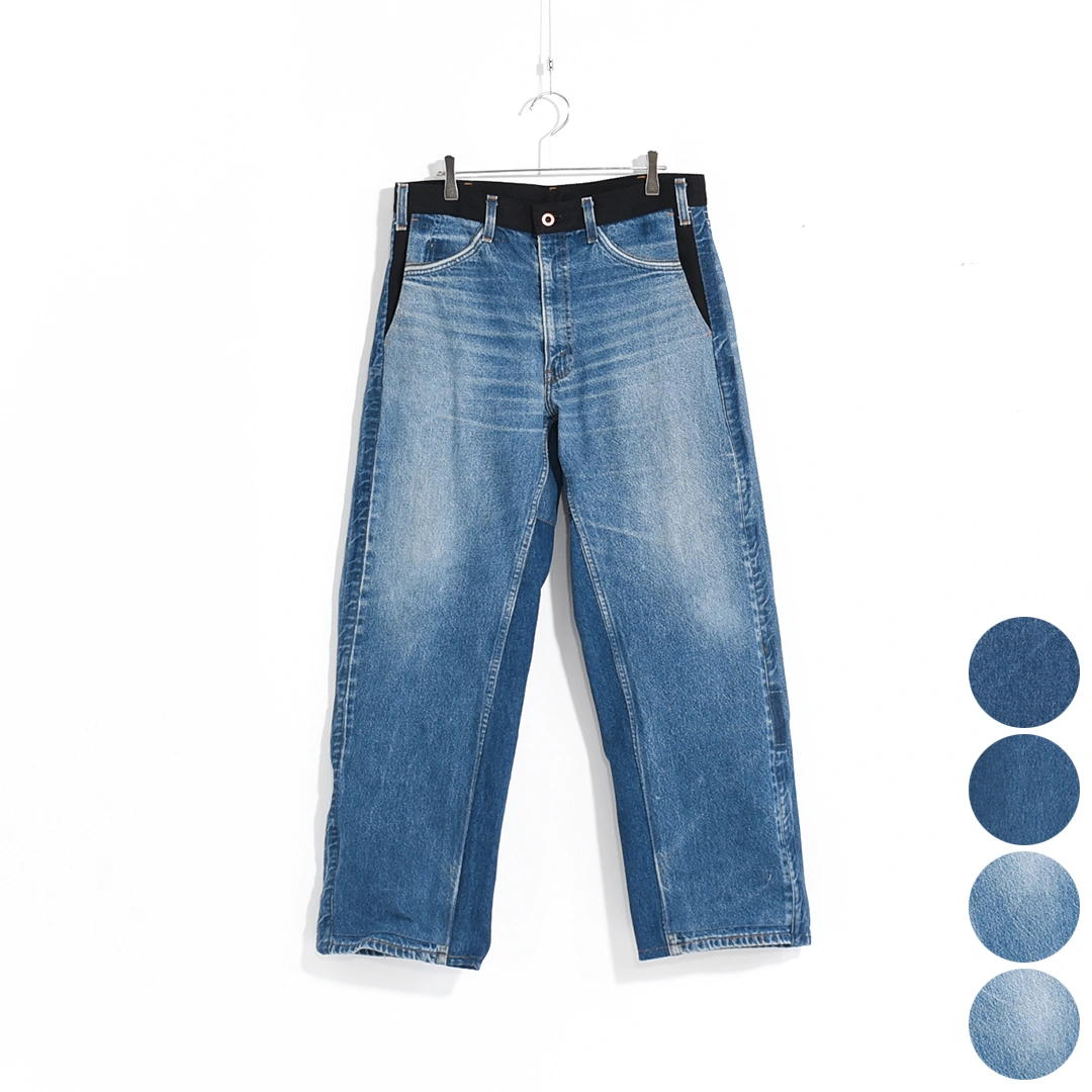 ch4100] CHANGES (チェンジーズ) Remake Denim Pants(リメイクデニム