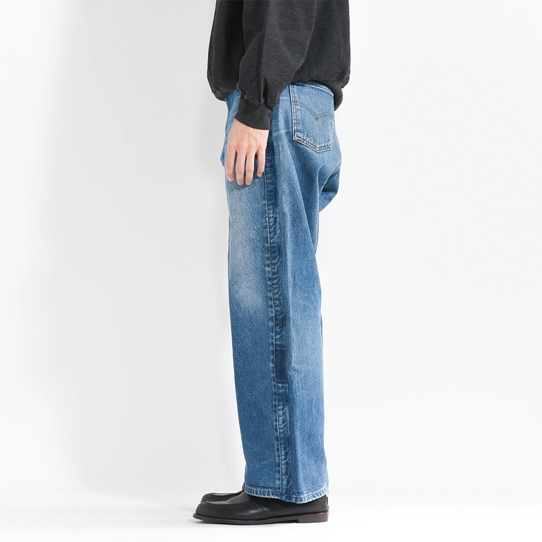 デニムリメイク　オーダー ch4100] CHANGES (チェンジーズ) Remake Denim Pants(リメイクデニム