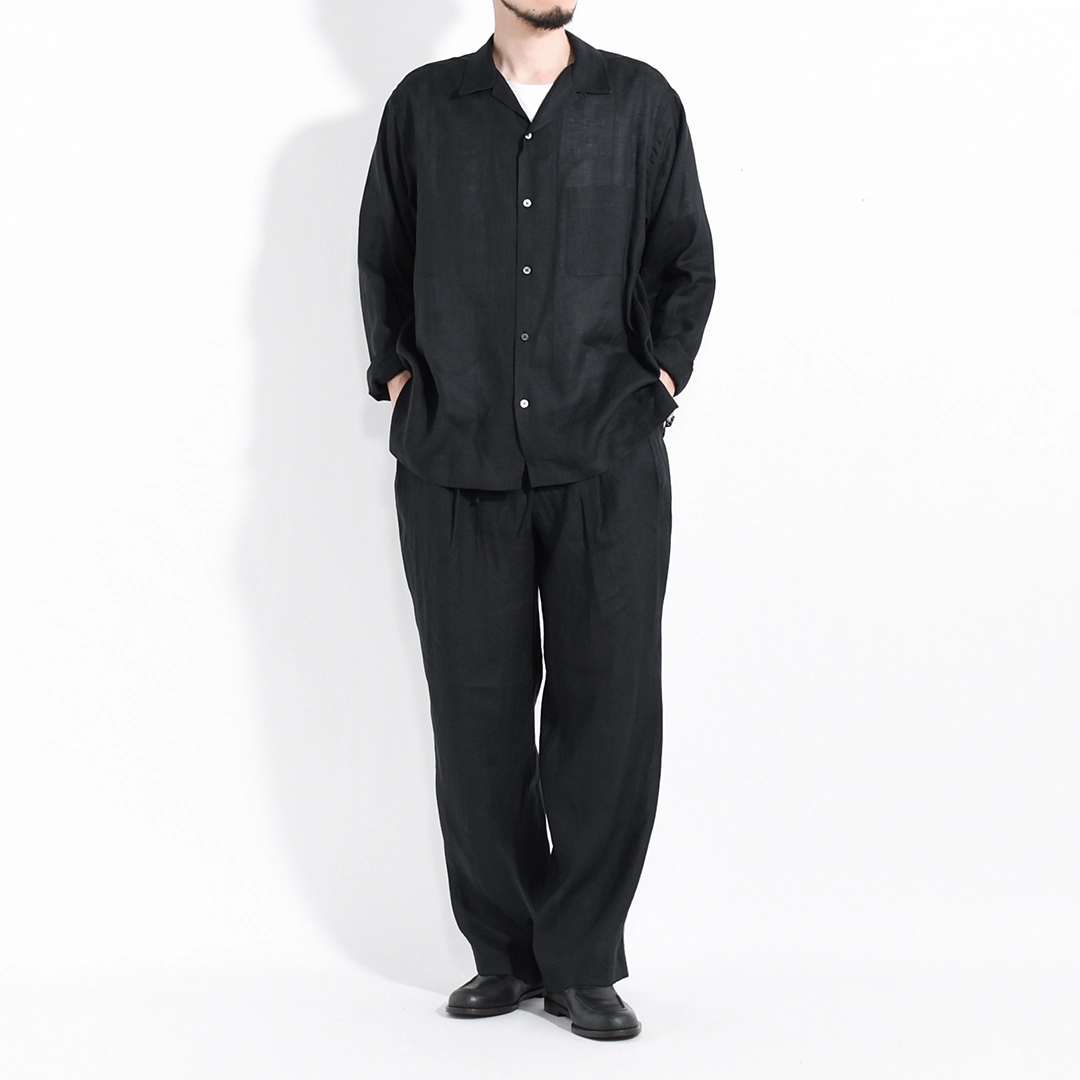 MARKAWARE マーカウェア ヘンプ リネン サイドスリット セーター Hemp Shirting – MARKAWARE