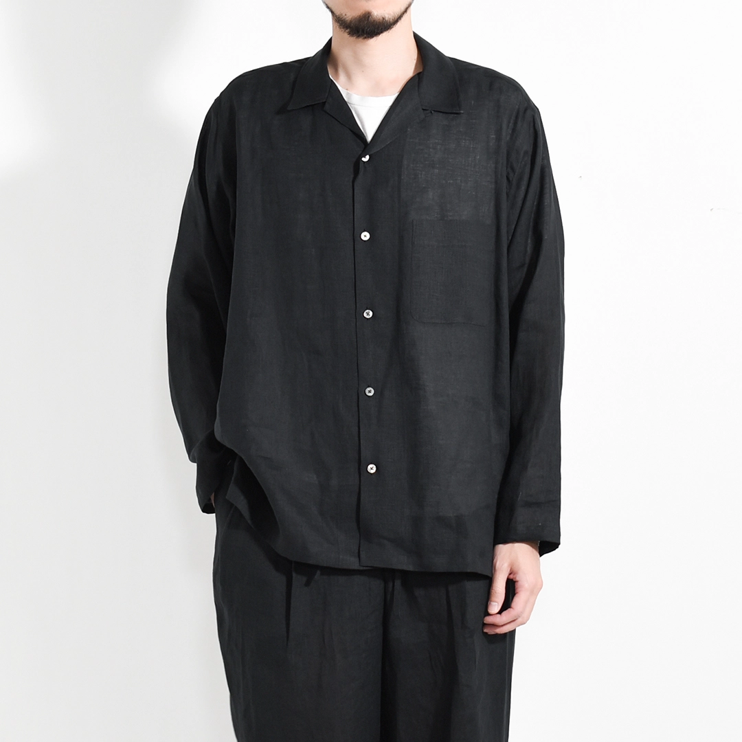 a26a22sh02c]MARKAWARE (マーカウェア) Hemp Shirting Comfort Fit