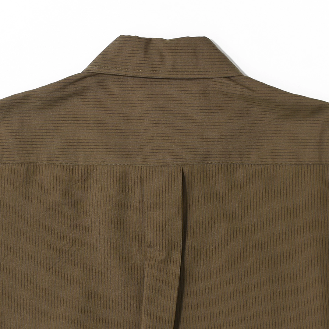 【10% OFF】[KS26SSH11]KAPTAIN SUNSHINE(キャプテンサンシャイン) Plain SS Shirt STRIPE(プレーンショートスリーブシャツストライプ)【SUMMER SALE】の商品画像