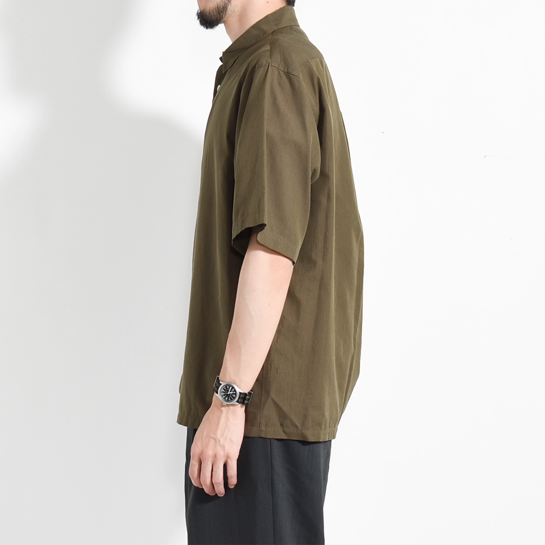 【10% OFF】[KS26SSH11]KAPTAIN SUNSHINE(キャプテンサンシャイン) Plain SS Shirt STRIPE(プレーンショートスリーブシャツストライプ)【SUMMER SALE】の商品画像