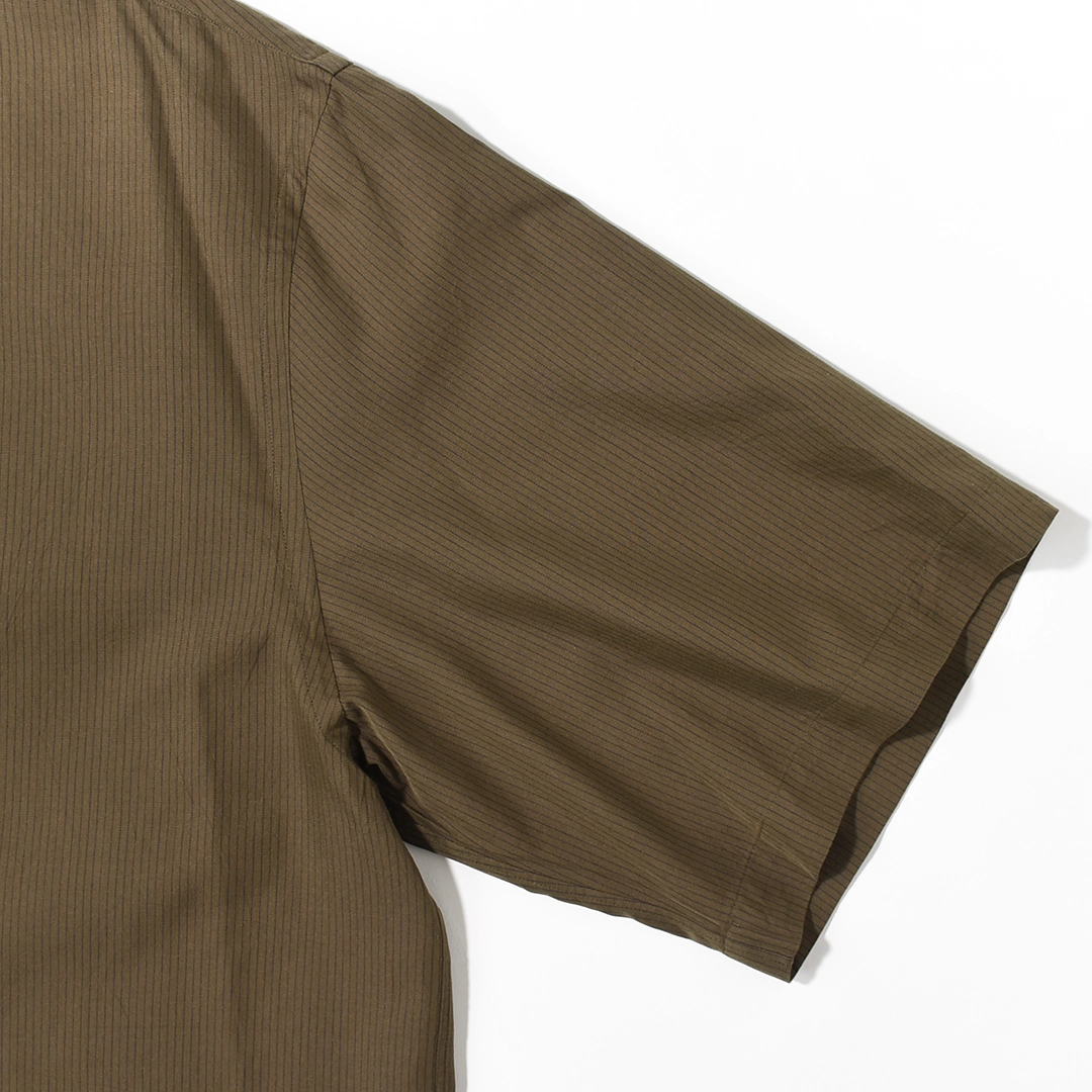 【10% OFF】[KS26SSH11]KAPTAIN SUNSHINE(キャプテンサンシャイン) Plain SS Shirt STRIPE(プレーンショートスリーブシャツストライプ)【SUMMER SALE】の商品画像