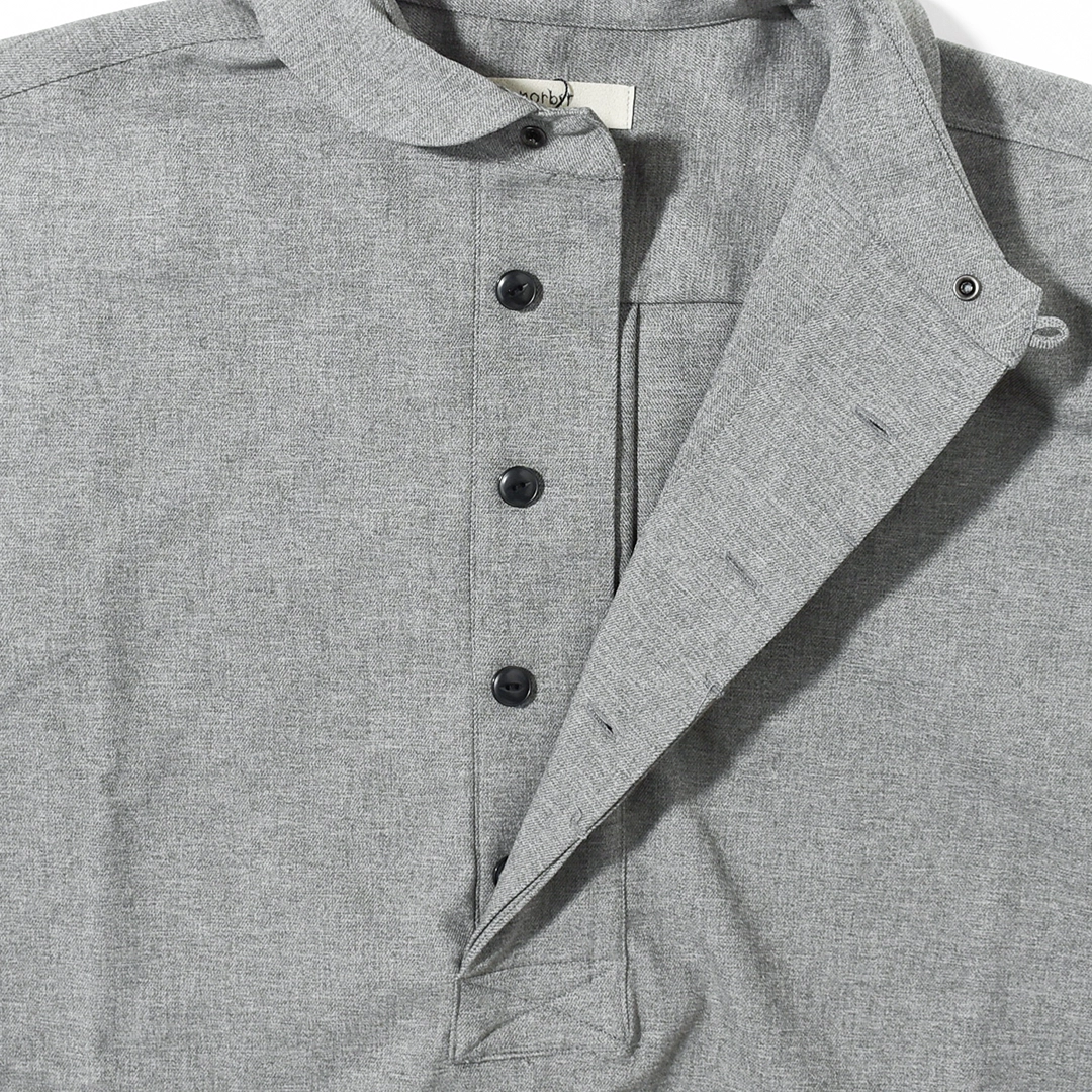 [26A-NBT-SH02]norbit by Hiroshi Nozawa(ノービットバイヒロシノザワ) Tech Wool Pullover Shirts (テックウールプルオーバーシャツ)の商品画像