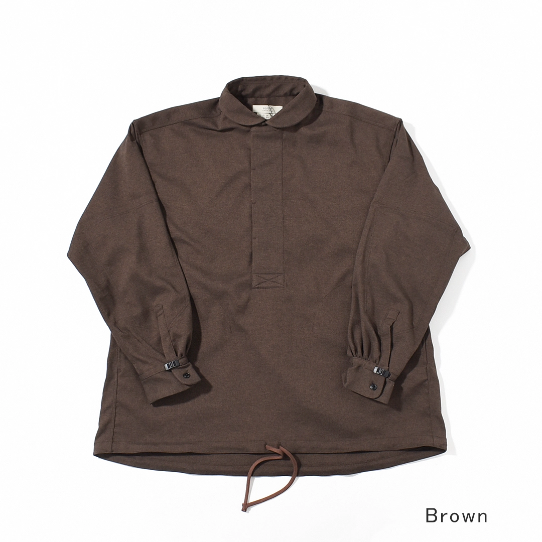 [26A-NBT-SH02]norbit by Hiroshi Nozawa(ノービットバイヒロシノザワ) Tech Wool Pullover Shirts (テックウールプルオーバーシャツ)の商品画像