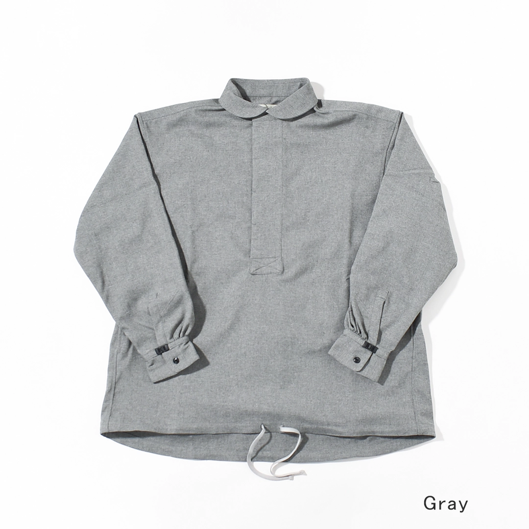[26A-NBT-SH02]norbit by Hiroshi Nozawa(ノービットバイヒロシノザワ) Tech Wool Pullover Shirts (テックウールプルオーバーシャツ)の商品画像