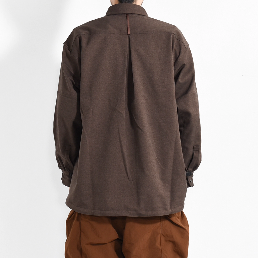 [26A-NBT-SH02]norbit by Hiroshi Nozawa(ノービットバイヒロシノザワ) Tech Wool Pullover Shirts (テックウールプルオーバーシャツ)の商品画像