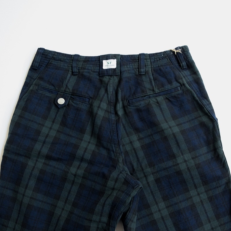 (SF-191490) SASSAFRAS (ササフラス) Sprayer Stream Pants 1/2 Black Watch (スプレイヤーストリームパンツ1/2/ショーツ)の商品画像