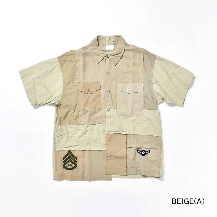 【30% OFF】[CH3017] CHANGES (チェンジーズ) REMAKE OFFICER SHIRT(リメイクオフィサーシャツ)[OUTLET]の商品画像