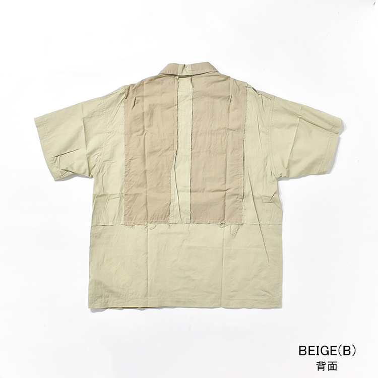 【30% OFF】[CH3017] CHANGES (チェンジーズ) REMAKE OFFICER SHIRT(リメイクオフィサーシャツ)[OUTLET]の商品画像