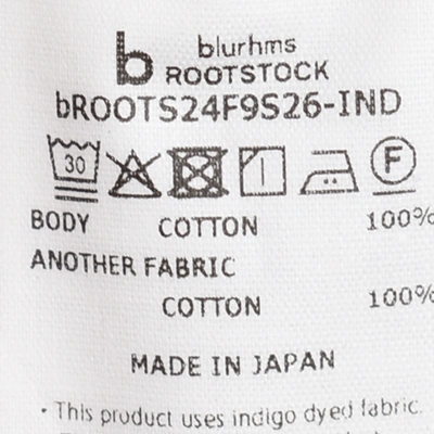 [bROOTS24F9S26]blurhms ROOTSTOCK(ブラームスルートストック) 13.5oz Denim Pants Classic (13.5オンスデニムパンツクラシック)の商品画像