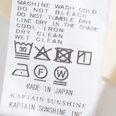 [KS26SSH13]KAPTAIN SUNSHINE(キャプテンサンシャイン) Plain SS Shirt(プレーンショートスリーブシャツ)の商品画像