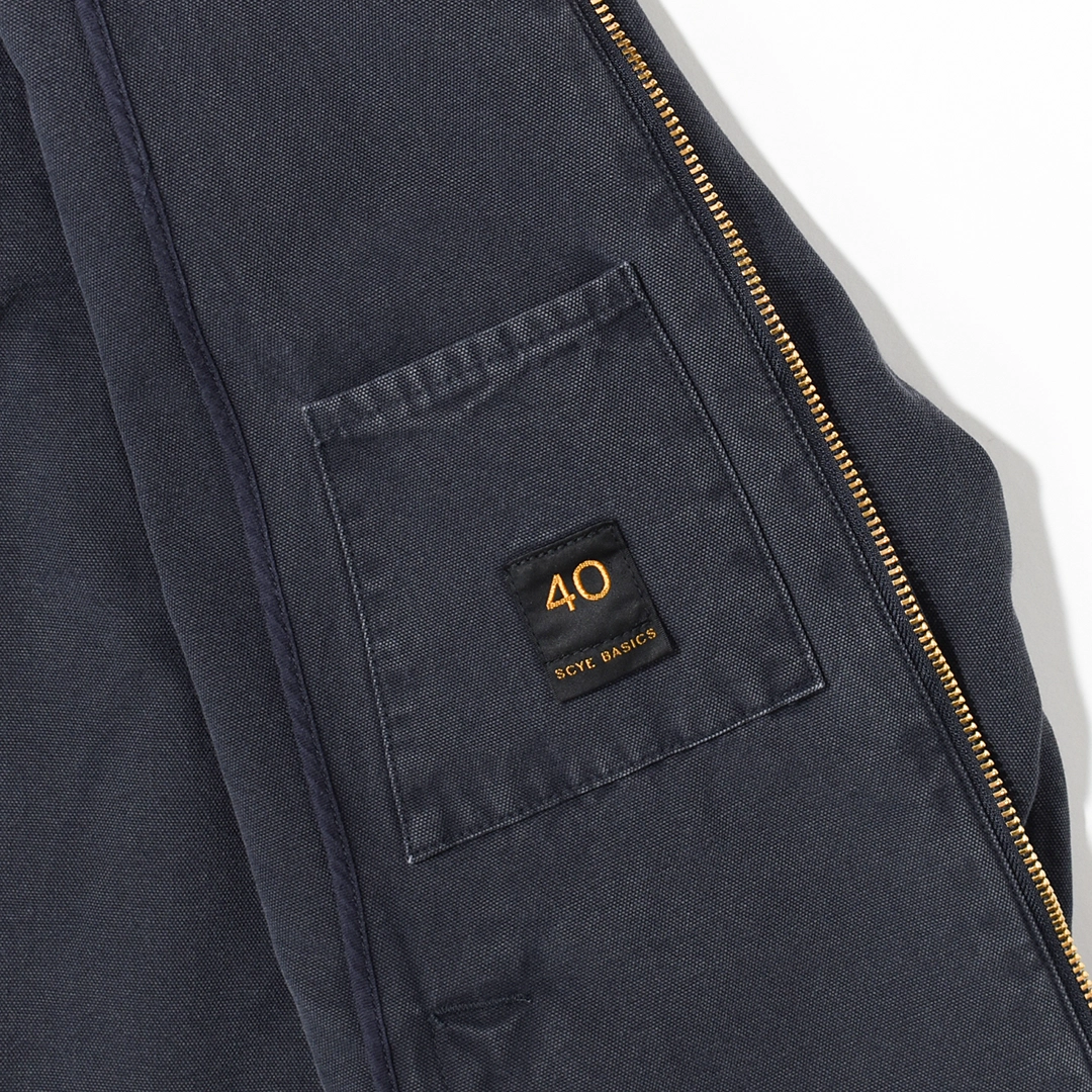 [5126-63524]Scye/SCYE BASICS(サイ/サイベーシックス) Vintage Oxford Harrington Jacket (ビンテージオックスフォードハリントンジャケット)の商品画像