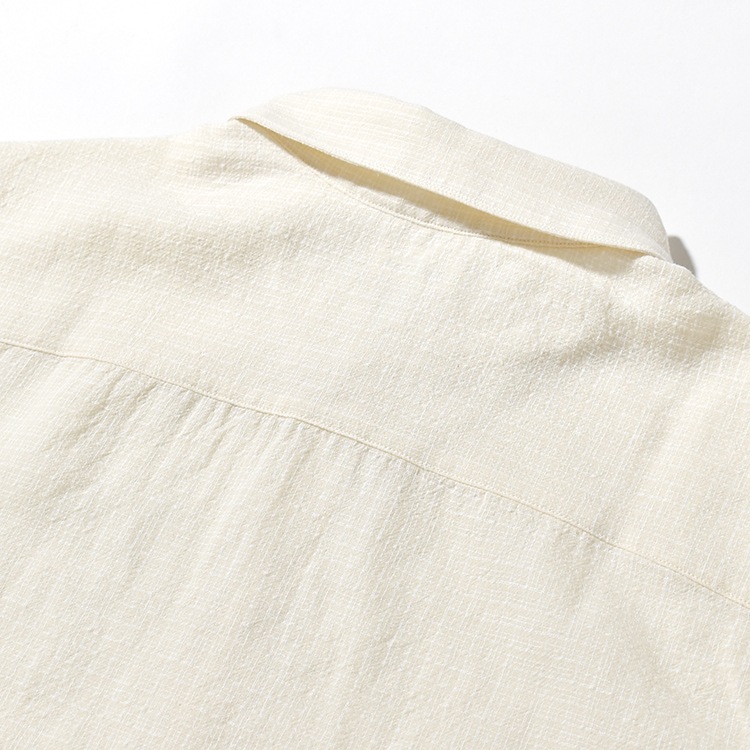 SH-87]MITTAN(ミタン/ミッタン)毛亜麻格子シャツ | MITTAN(ミタン