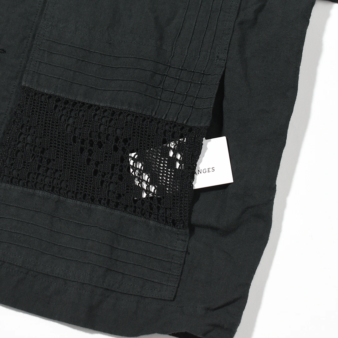 [ch5055] CHANGES (チェンジーズ) Remake Bed Linen Shirt Jacket(リメイクベッドリネンシャツジャケット)の商品画像