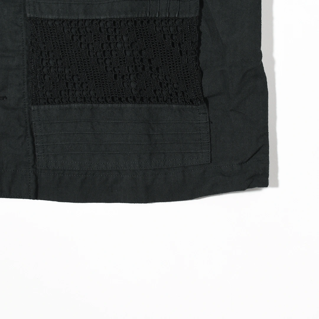 [ch5055] CHANGES (チェンジーズ) Remake Bed Linen Shirt Jacket(リメイクベッドリネンシャツジャケット)の商品画像