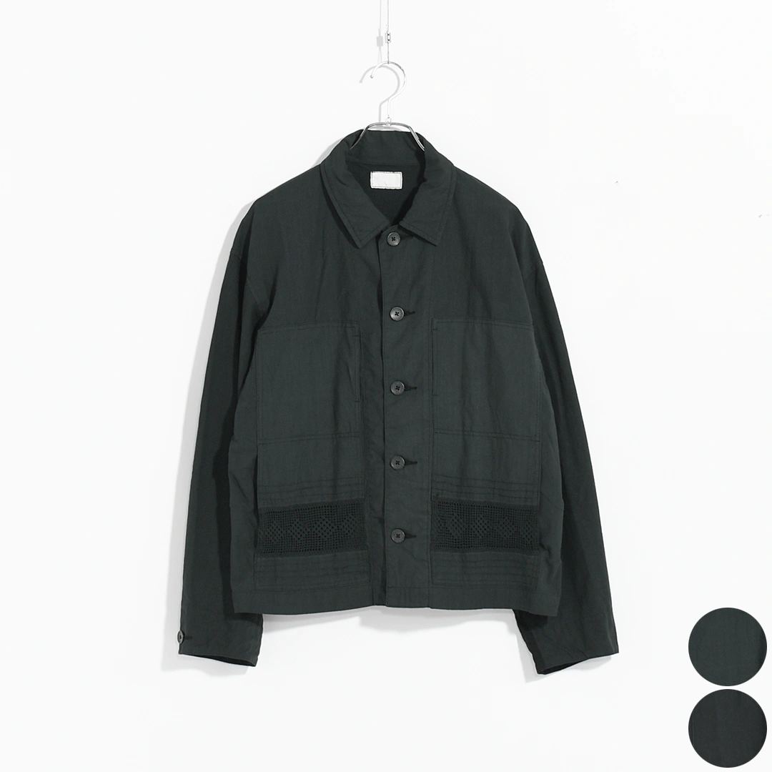 [ch5055] CHANGES (チェンジーズ) Remake Bed Linen Shirt Jacket(リメイクベッドリネンシャツジャケット)の商品画像