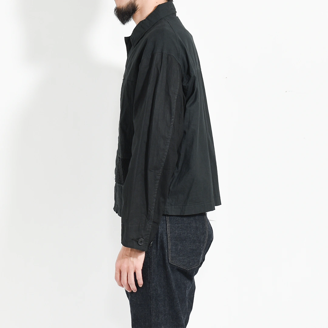 [ch5055] CHANGES (チェンジーズ) Remake Bed Linen Shirt Jacket(リメイクベッドリネンシャツジャケット)の商品画像