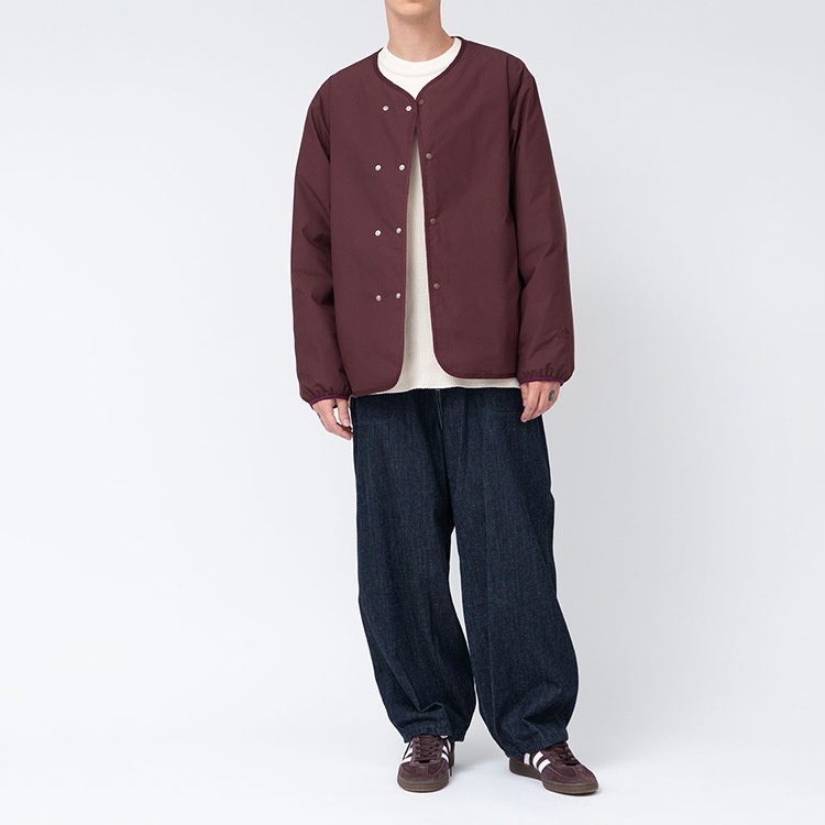 nanamica 　リバーシブルダウンカーディガン nanamica リバーシブル ダウン カーディガン, Navy – Navyblue