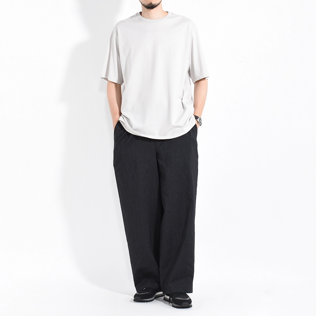 m26a13cs01b]marka(マーカ) 40/2 Organic Cotton Knit Crew Neck Tee