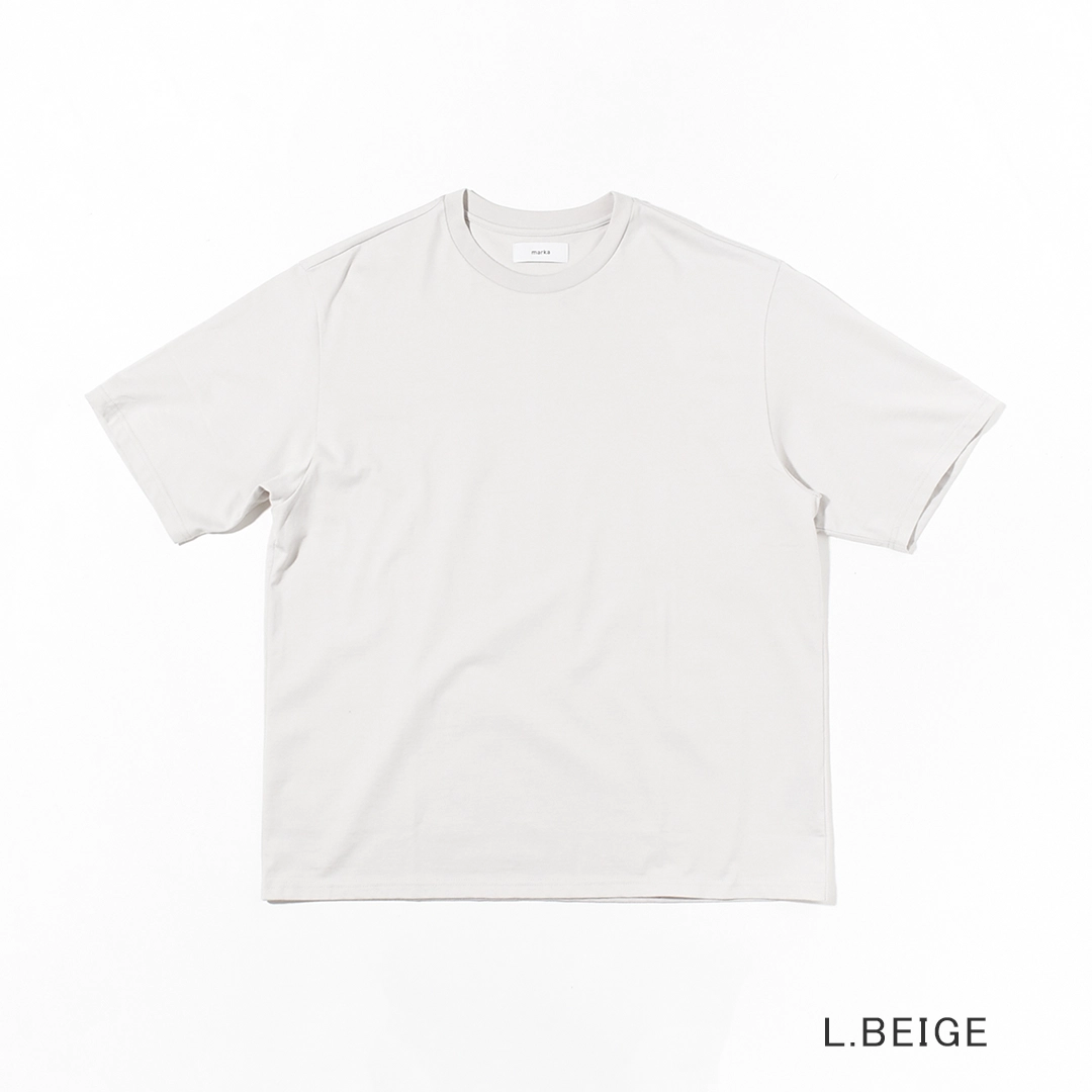 [m26a13cs01b]marka(マーカ) 40/2 Organic Cotton Knit Crew Neck Tee(オーガニックコットンニットクルーネックT)の商品画像