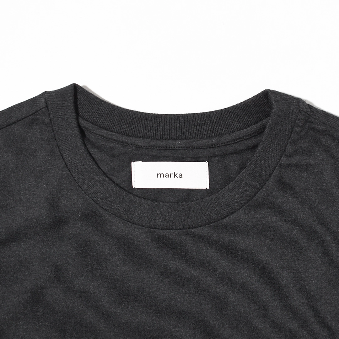 m26a13cs01b]marka(マーカ) 40/2 Organic Cotton Knit Crew Neck Tee