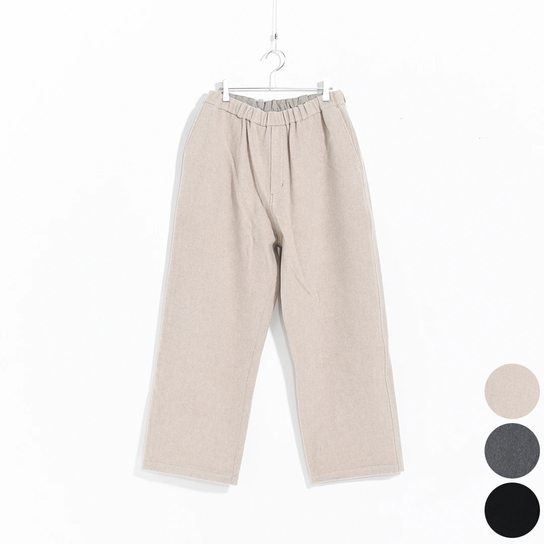 PT-127]MITTAN(ミタン/ミッタン)ウールブランケットワイドパンツ